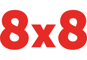 8X8